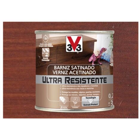Barniz interior al agua ultra resistente satinado 250 ml cao