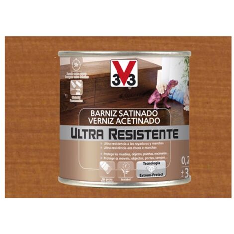Barniz interior al agua ultra resistente satinado 250 ml cer