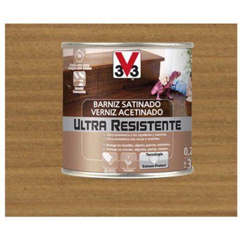 Barniz interior al agua ultra resistente satinado 250 ml rob