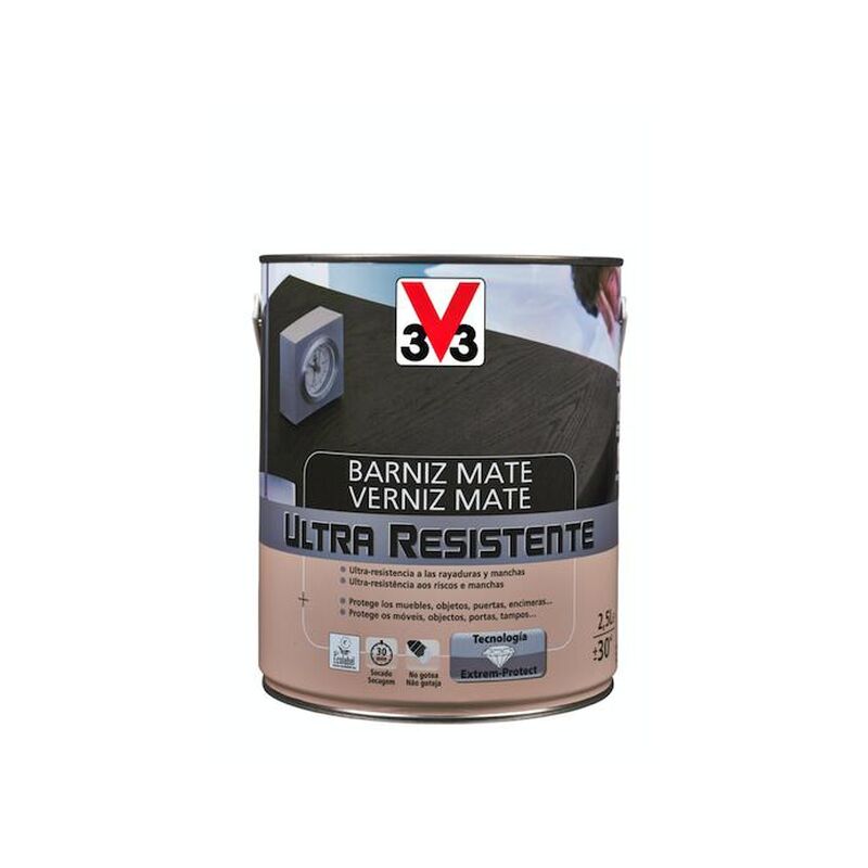 

Barniz interior ultra resistente mate - roble claro 2.5 L
