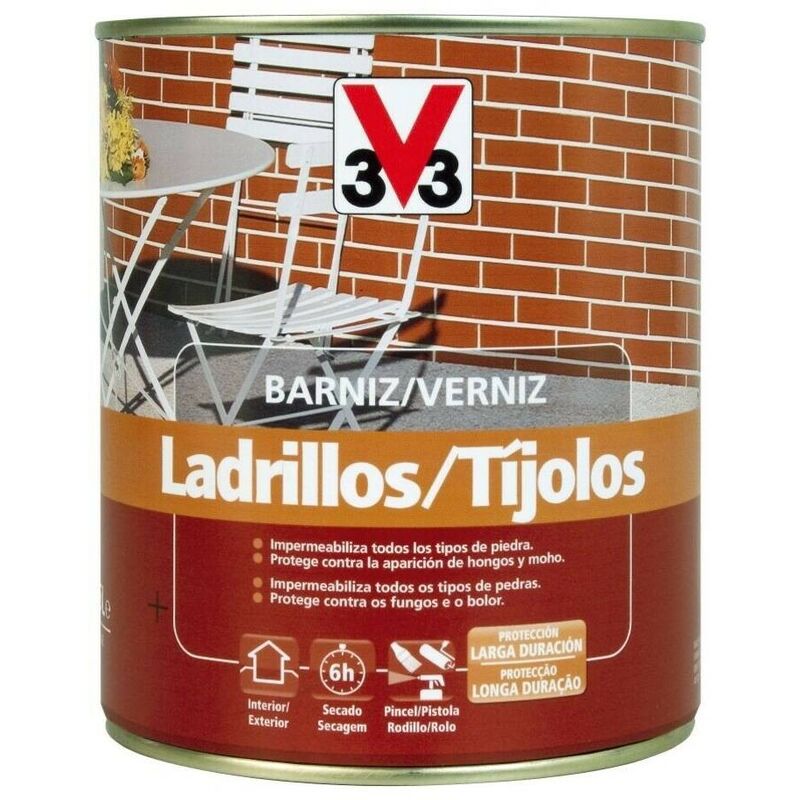 

006860 - Barniz exterior Ladrillo color incoloro acabado brillante 750 ml - V33