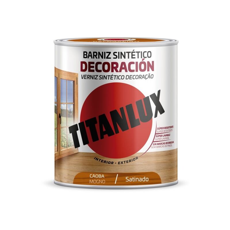 

Titanlux - Barniz mad sat. 750 ml cao sint decoracion interior/exterior