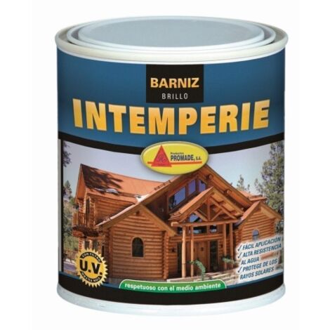 Barniz Madera Intemperie Brillo 375 Ml Abeb103 Promade