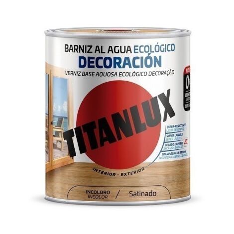Barniz Madera Satinado 750 Ml Inc. Poliu. Ecologico Suelos Y Parque