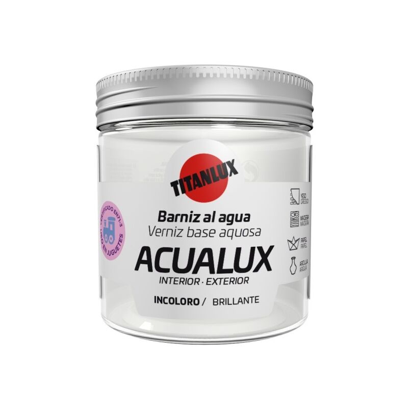 

Barniz manualid. al agua 75 ml inc. brillante acualux - Titan