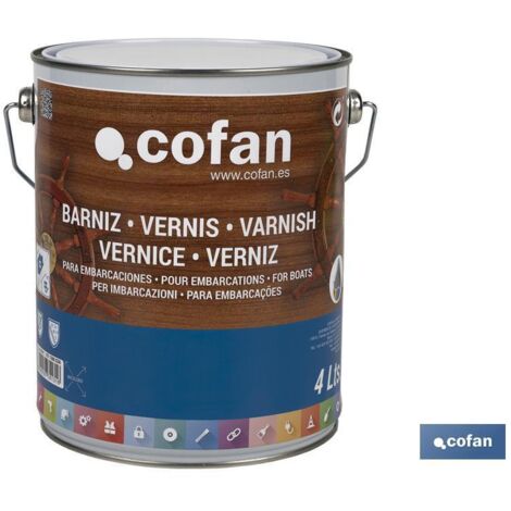 BARNIZ PARA EMBARCACIONES INCOLORO 4 L