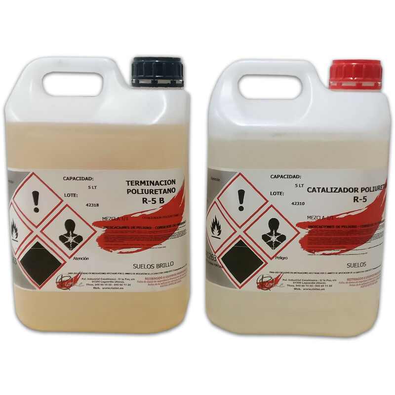 

Riolac - BARNIZ SUELOS BRILLANTE 2 Componentes R-5 5Lt+5Lt