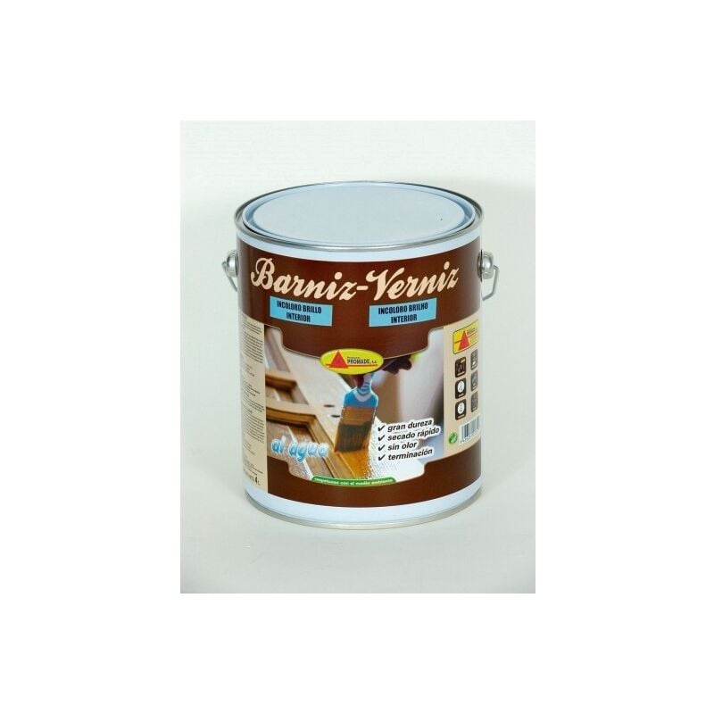 

Barniz Madera Interior Brillo Al Agua 4 Lt Abtb106 - Promade