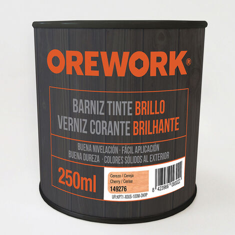 V33 Barniz para madera exterior Climas Extremos (Roble oscuro, Brillante,  250 ml)