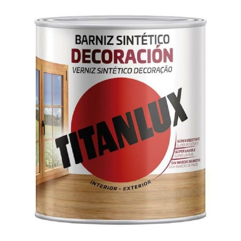 

Barniz tinte caoba satinado titanlux 750ml interior/exterior m11 - Mibricoplus