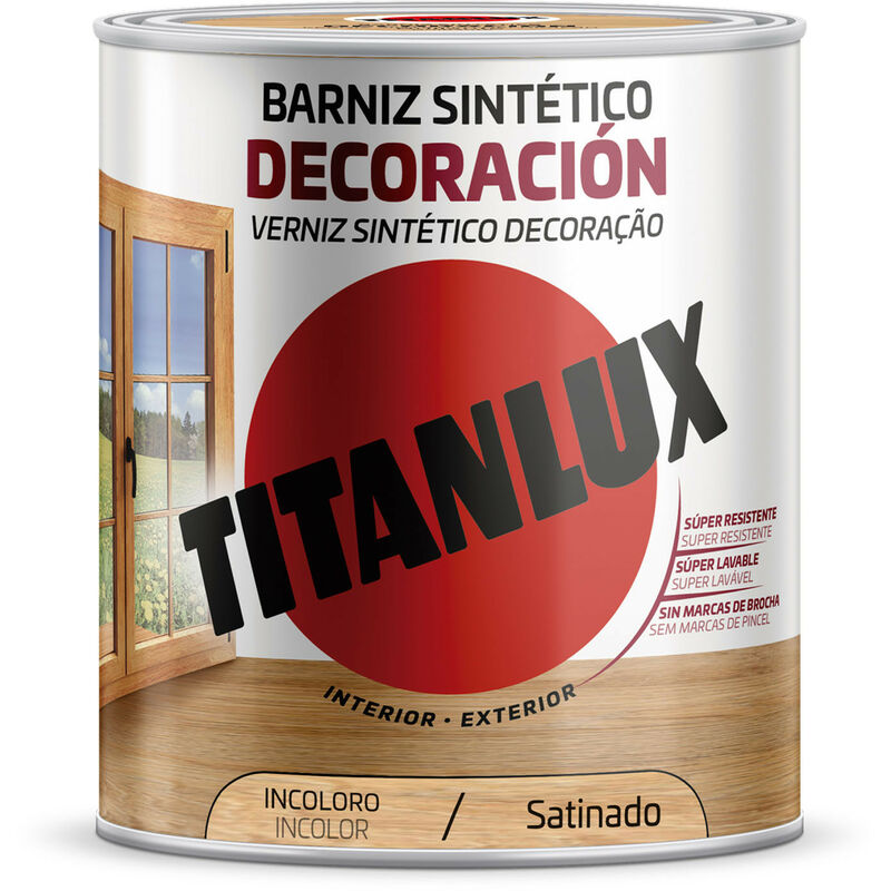 

Titanlux - Barniz Tinte Sint Sat Roble 750 Ml
