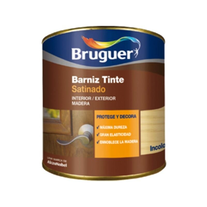 

Barniz Madera Satinado 250 Ml Wengue Interior/Exterior Sintetico - Bruguer
