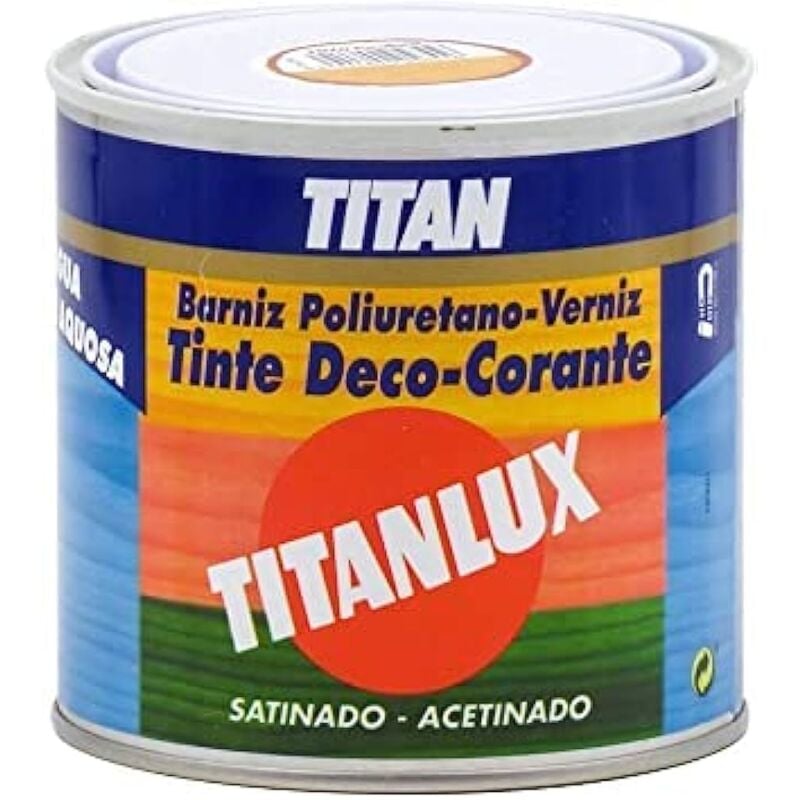 

BARNIZ TINTE LUX SATINADO AGUA ½ LT | COLOR: 1073 ROJO OSCURO - 1073 ROJO OSCURO - Titan