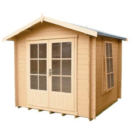 Barnsdale Log Cabin Home Office Garden Room Approx 9 x 9 Feet