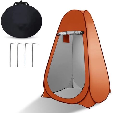 Barnum La tente de confidentialité pop up portable convient à la douche extérieure, au dressing, au parasol et aux toilettes de camping（orange）   RWBarnum