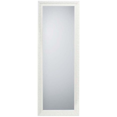 Barock Wandspiegel TANJA 50x150cm Ganzköperspiegel mit Holzrahmen Weiß