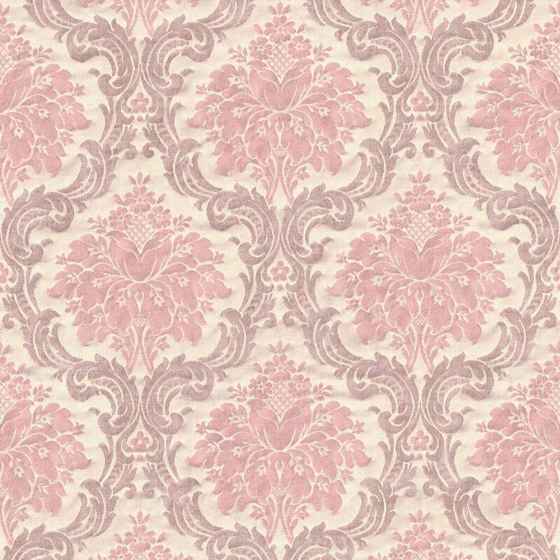 

Baroque wallcovering wall 367162 non-woven wallpaper slightly textured baroque style matt pink beige 5.33 m2 (57 ft2) - Profhome