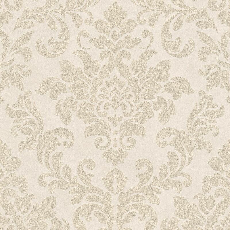 

Baroque wallcovering wall Profhome 372703 non-woven wallpaper slightly textured baroque style glittering beige chrome green gold 5.33 m2 (57 ft2)