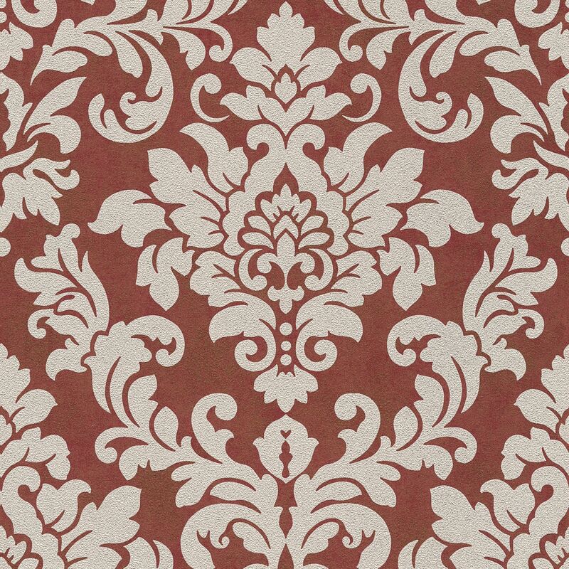 

Baroque wallcovering wall Profhome 372705 non-woven wallpaper slightly textured baroque style shiny red gold beige 5.33 m2 (57 ft2)