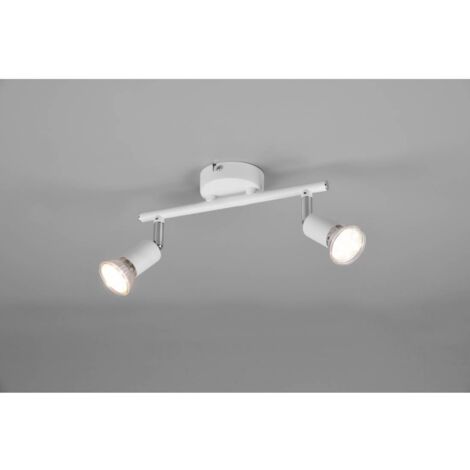 BARRA 2 FARETTI PARIS GU10 BIANCO
