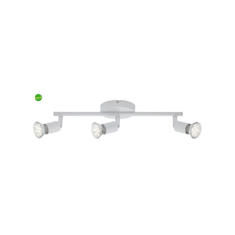 Briloner - Faretto led simple barra a 3 gu10 bianco