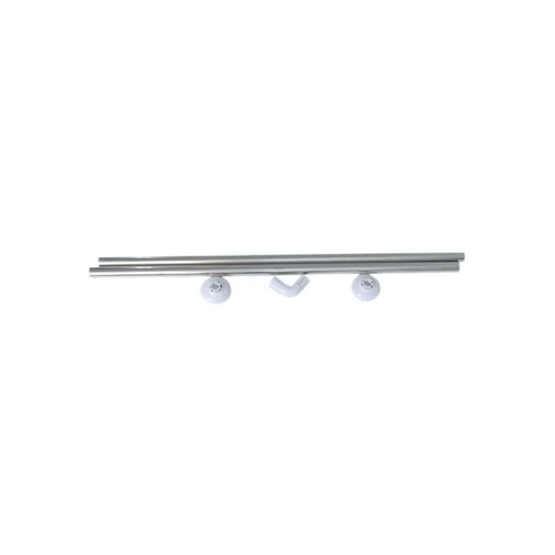 

Barra angulo cortina de baño 80x80 inox