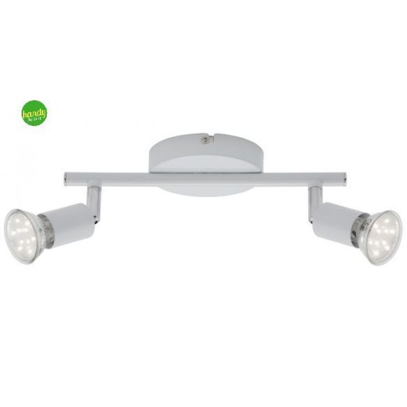 Faretto led Briloner simple barra a 2 gu10 bianco