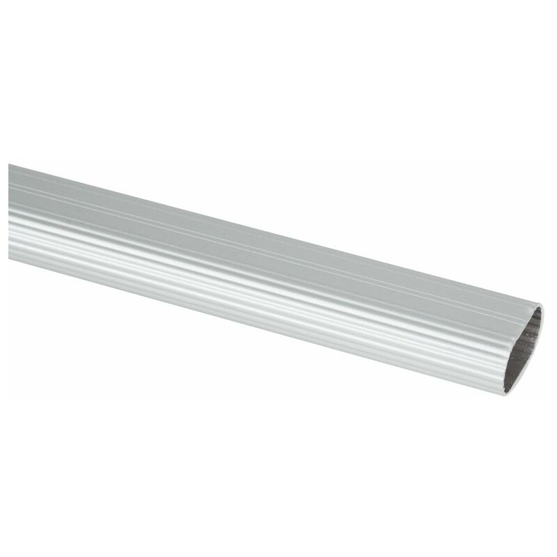 

BARRA ARM.OVAL ALUM. 30x15 2M.PLATEADA