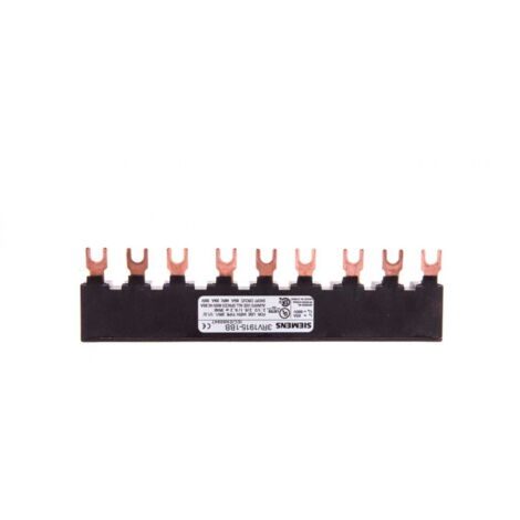Barra colectora de conexión de horquilla 3P, 9 módulos para 3 interruptores automáticos 3RV19151BB
