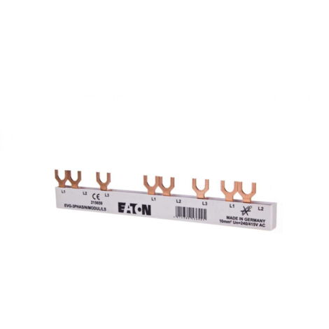 Barra colectora de horquilla 3P 63A 10 mm² EVG3PHASN5MODULLS 215659