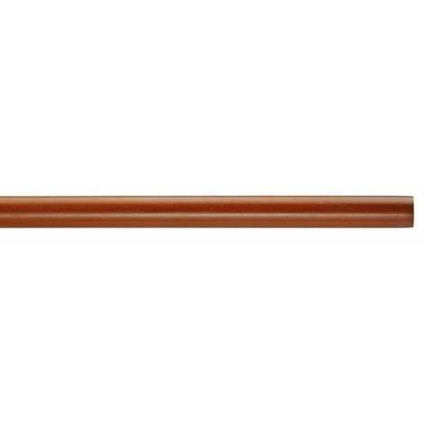 Barra Cortina Decoracion 1,50Mt X Ø19Mm Madera Avellana Epid