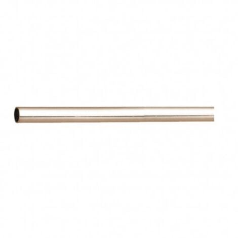 BARRA CORTINAD.12MM. CROMADA, 2 M. - EHLIS