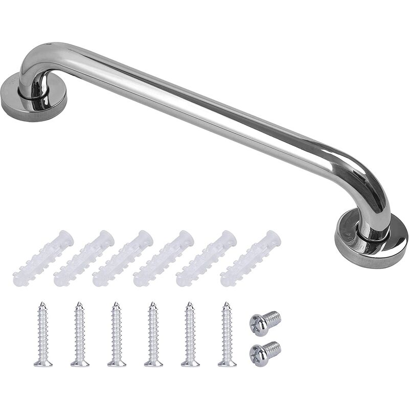 

Barra de agarre antideslizante de acero inoxidable para baño, bañera, ducha, manijas de seguridad para ancianos y niños, 40 cm