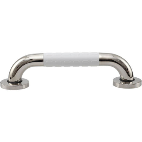 Barra de apoyo para inodoro, barra de apoyo para ducha de acero inoxidable, barra de apoyo para baño, inodoro y ducha, 30 cm, para personas mayores, personas con discapacidad, niños y embarazadas, bar