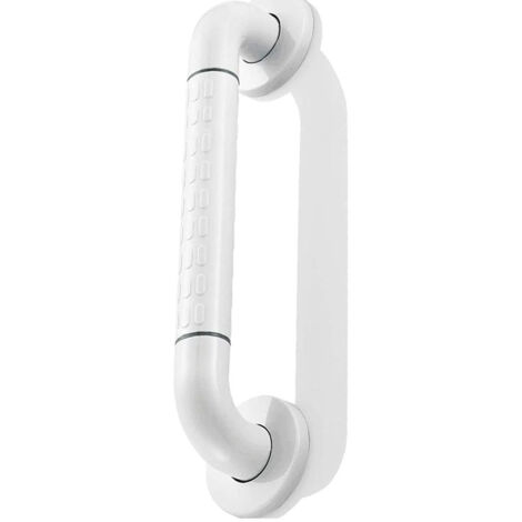 Barra de apoyo para inodoro de 40 cm, mango de seguridad para bañera, barra de apoyo de acero inoxidable para baño, mango antideslizante para bañera.