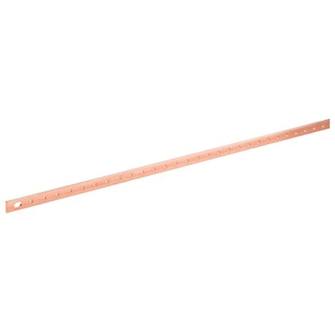 Barra de cobre roscada Hager Sección M6 20X5 1000mm UC832