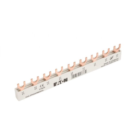 Barra de conexión 3P 63A 10mm2 horquilla 9 mod EVG3PHAS9MODUL 215645