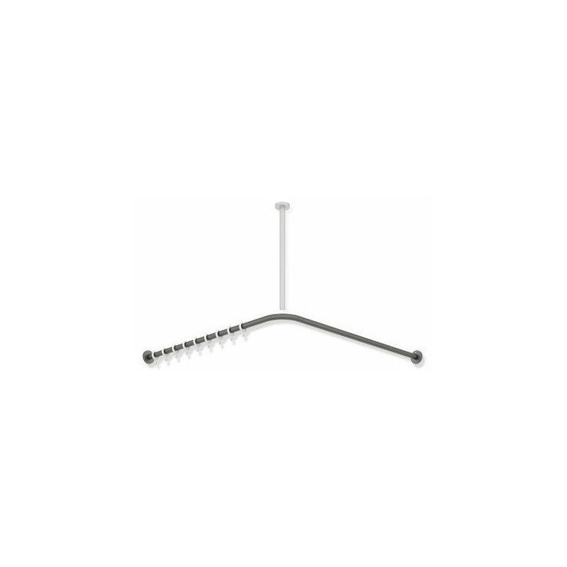 

Barra de cortina blanco mate profundo 787x787mm. 16 anillo