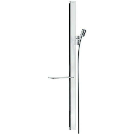 Barra de ducha Hansgrohe Unica E Puro, 90 cm con soporte para alcachofa de  ducha Easy Slide