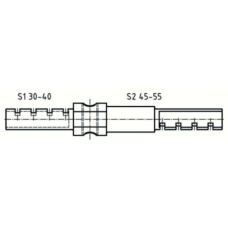 Barra de extensión ABUS para cilindro doble 30-40/45-55 - 50MXS12