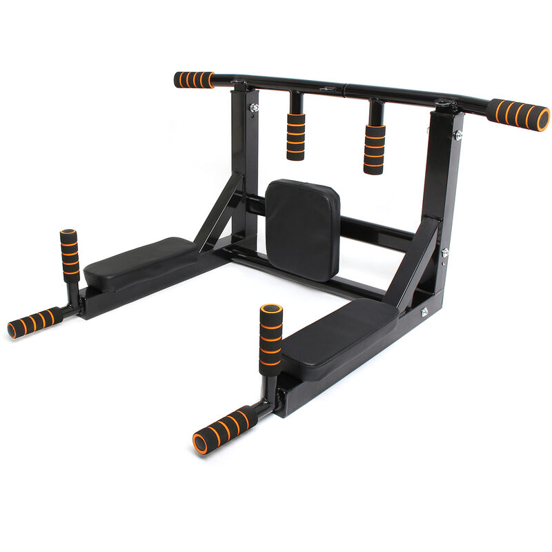 

Barra de flexiones de pared, Barra de flexiones 2 en 1, Material: Espuma de alta densidad, Acero