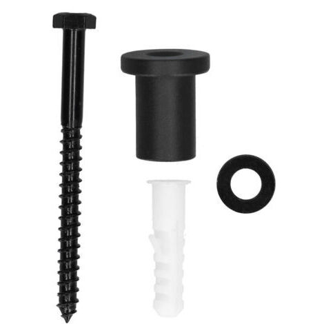 Barra de guía para puertas de garaje, Kit de espaciadores para pistas de puertas correderas, Accesorios para puertas correderas de acero carbono