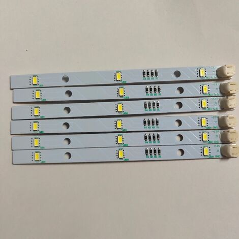 Barra de luz LED para refrigerador HISENSE/ RONGSHENG, tira de luz, E349766, MDDZ-162A, 1629348, DC12V, 2W, 1 ud.