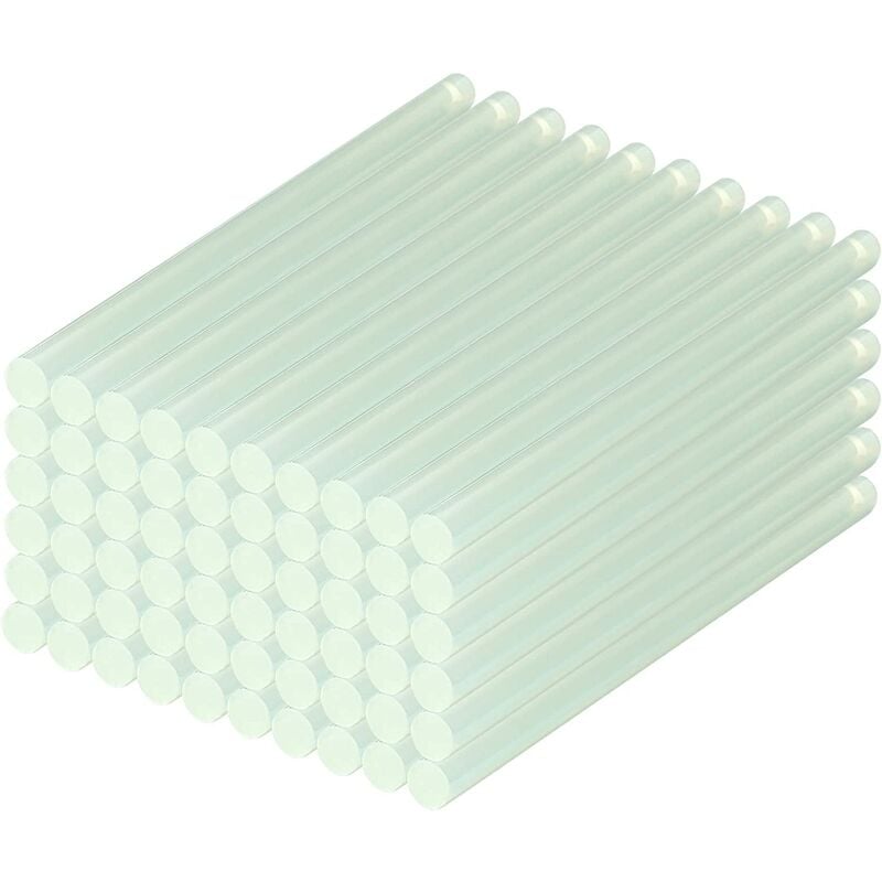 

Barra de pegamento caliente 60 piezas tubo de barras de pegamento autoadhesivo transparente para pistola de pegamento caliente de 11 mm de diámetro y