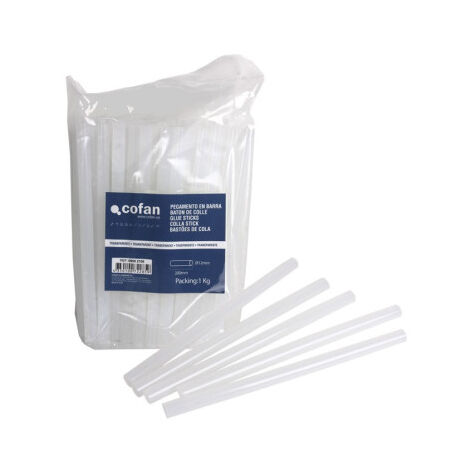 Barra de pegamento termofusible transparente (bolsas)