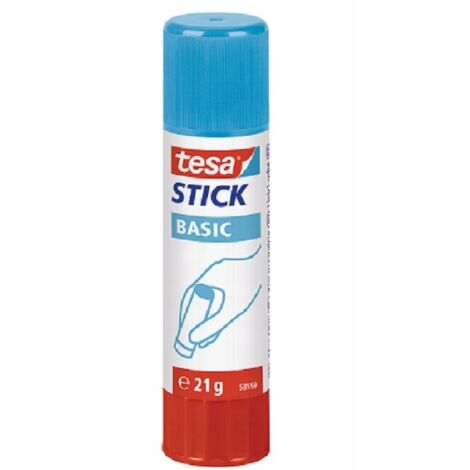 Barra de pegamento Tesa Basic de 21 g para oficina y escuela, para papel.