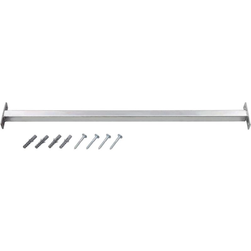

vidaXL Barra de seguridad ajustable para ventana 710-1200 mm - Plateado