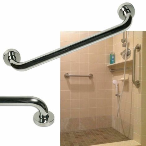 Comprar Soporte de ducha de baño de acero inoxidable, barra de agarre de  pared, mango de seguridad, toallero, 20cm