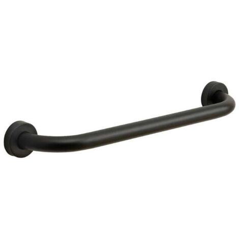 BARRA DE SEGURIDAD DE 45 CM EN ACERO NEGRO MATE