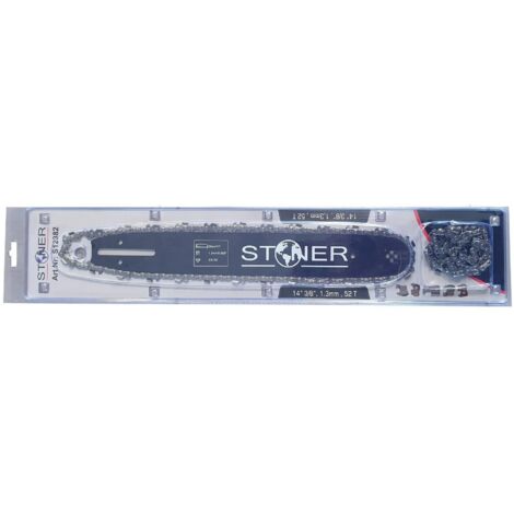 Barra de sierra de 15" .325" .058" 64 eslabones + 2 cadenas Stoner S12380